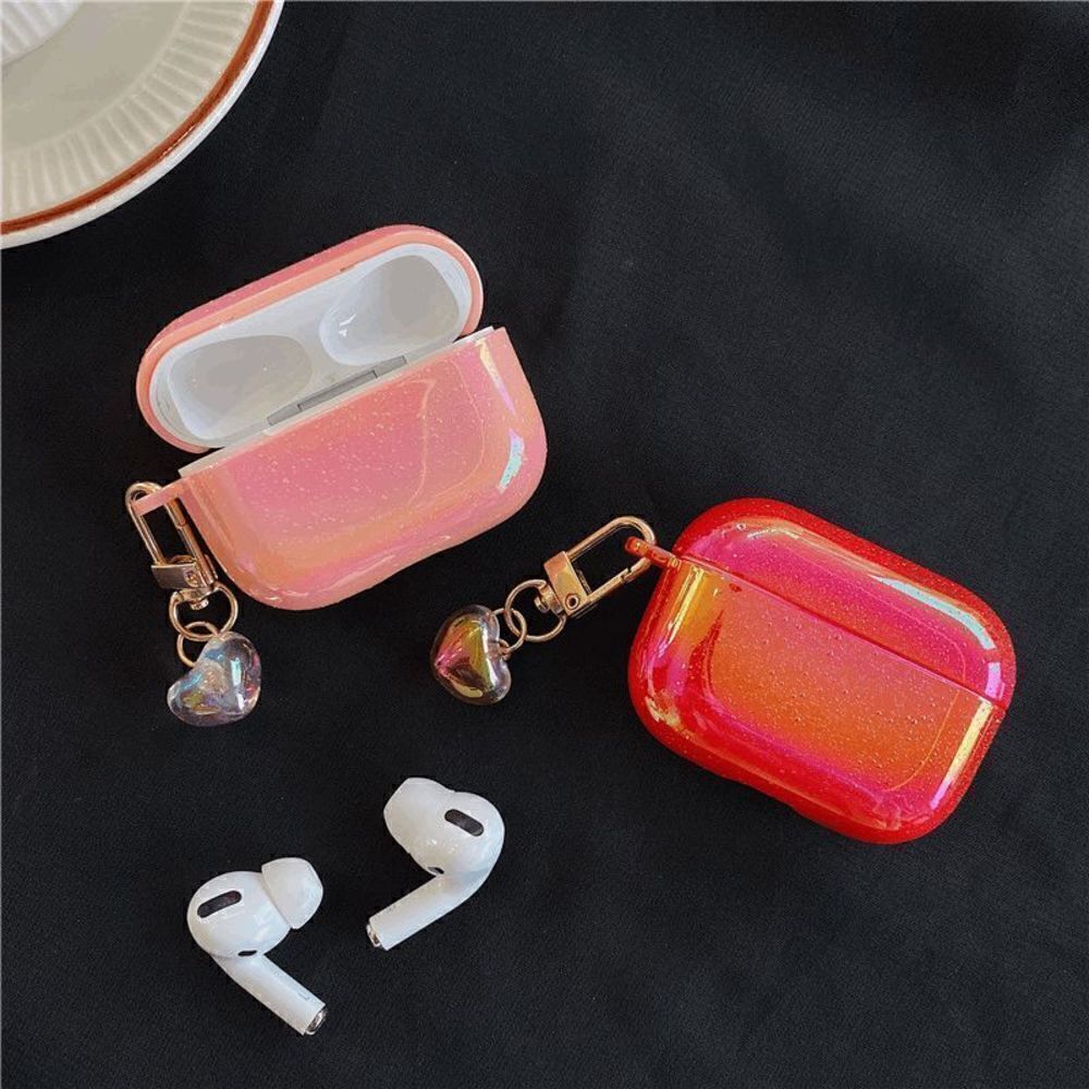 Pink Apple Airpods Pro12 Generation Case - Picture 2 of 2